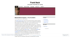 Desktop Screenshot of fnack.wordpress.com