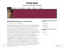 Tablet Screenshot of fnack.wordpress.com