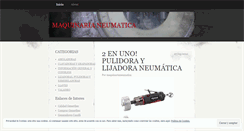 Desktop Screenshot of maquinarianeumatica.wordpress.com