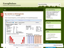 Tablet Screenshot of energibalans.wordpress.com