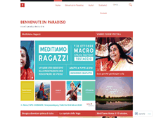 Tablet Screenshot of benvenutiinparadiso.wordpress.com