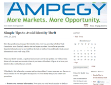 Tablet Screenshot of ampegyelectric.wordpress.com