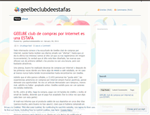 Tablet Screenshot of geelbeclubdeestafas.wordpress.com