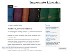 Tablet Screenshot of impromptu.wordpress.com