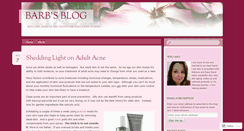 Desktop Screenshot of barbsaiblog.wordpress.com