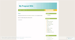 Desktop Screenshot of mypregnantwife.wordpress.com