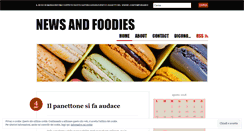 Desktop Screenshot of newsandfoodies.wordpress.com