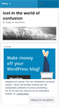 Mobile Screenshot of lostintheworldofconfusion.wordpress.com