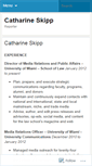 Mobile Screenshot of catharineskipp.wordpress.com