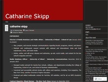 Tablet Screenshot of catharineskipp.wordpress.com