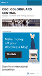 Mobile Screenshot of colorguardcentral.wordpress.com