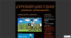 Desktop Screenshot of copyrightgirl.wordpress.com