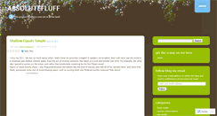 Desktop Screenshot of absolutefluff.wordpress.com