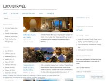 Tablet Screenshot of luxandtravel.wordpress.com