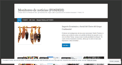 Desktop Screenshot of monitoreodnoticias.wordpress.com