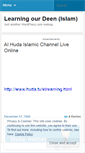 Mobile Screenshot of learndeen.wordpress.com