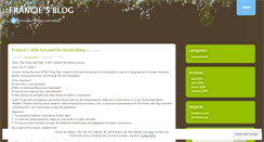 Desktop Screenshot of franciepuppets.wordpress.com