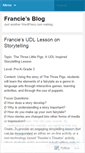 Mobile Screenshot of franciepuppets.wordpress.com