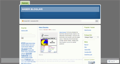 Desktop Screenshot of haberbloglari.wordpress.com