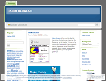 Tablet Screenshot of haberbloglari.wordpress.com