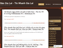 Tablet Screenshot of baogialai.wordpress.com