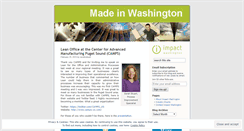 Desktop Screenshot of madeinwashington.wordpress.com