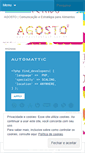 Mobile Screenshot of agostonaweb.wordpress.com