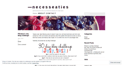 Desktop Screenshot of necesseaties.wordpress.com