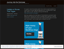 Tablet Screenshot of journeyintothedarkness.wordpress.com