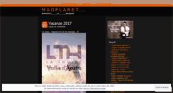 Desktop Screenshot of maoplanet.wordpress.com