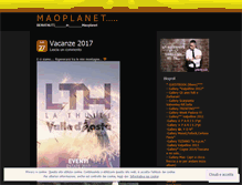 Tablet Screenshot of maoplanet.wordpress.com