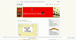 Desktop Screenshot of grupodeteatromadero.wordpress.com