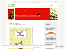Tablet Screenshot of grupodeteatromadero.wordpress.com