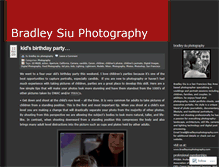 Tablet Screenshot of bradleysiu.wordpress.com