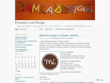 Tablet Screenshot of camiladesign.wordpress.com