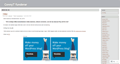 Desktop Screenshot of connyt.wordpress.com