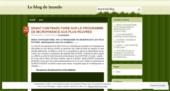 Desktop Screenshot of imanle.wordpress.com