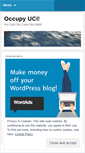 Mobile Screenshot of occupyuci.wordpress.com