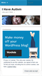 Mobile Screenshot of ihaveautism.wordpress.com