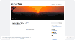 Desktop Screenshot of pietrasvillage.wordpress.com