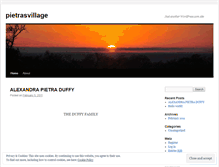Tablet Screenshot of pietrasvillage.wordpress.com