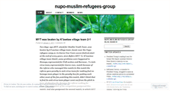 Desktop Screenshot of nupomuslimrefugeesgroup.wordpress.com