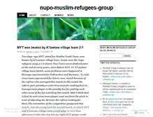 Tablet Screenshot of nupomuslimrefugeesgroup.wordpress.com