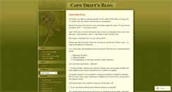 Desktop Screenshot of capndrift.wordpress.com