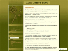 Tablet Screenshot of capndrift.wordpress.com