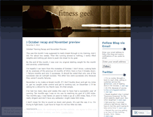 Tablet Screenshot of fitnessgeekga.wordpress.com