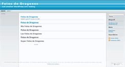 Desktop Screenshot of misfotosdedragones.wordpress.com
