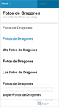 Mobile Screenshot of misfotosdedragones.wordpress.com