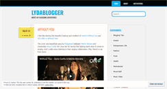 Desktop Screenshot of lydablogger.wordpress.com