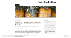 Desktop Screenshot of federfood.wordpress.com